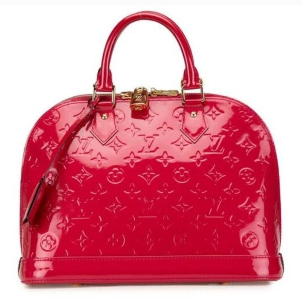 LOUIS VUITTON Monogram Vernis Alma PM Handbag